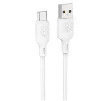 Дата кабель Borofone BX113 Lenny USB to Type-C 3A (1m) White