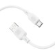 Дата кабель Borofone BX113 Lenny USB to Type-C 3A (1m) White