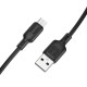 Дата кабель Borofone BX113 Lenny USB to MicroUSB 2.4A (2m) Black