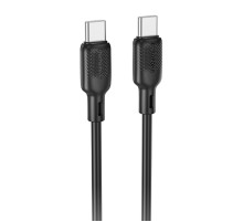 Дата кабель Borofone BX113 Lenny Type-C to Type-C 60W (1m) Black