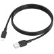 Дата кабель Borofone BX113 Lenny USB to Lightning 2.4A (1m) Black