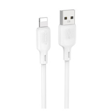 Дата кабель Borofone BX113 Lenny USB to Lightning 2.4A (1m) White