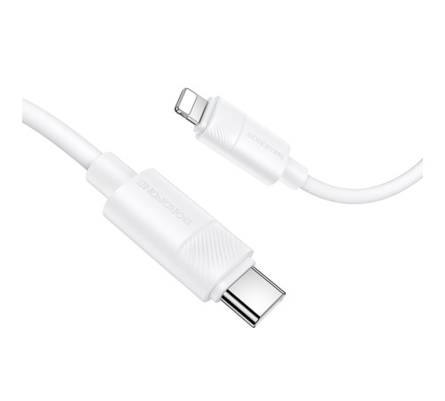 Дата кабель Borofone BX123 Leya Type-C to Lightning 30W (1m) White