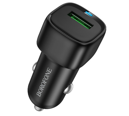 АЗП Borofone BZ34 Cloud QC3.0 18W (1USB-A) Black