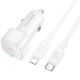 АЗП Borofone BZ34A Cloud PD20W (1USB-C) + кабель Type-C to Lightning White