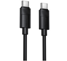 Дата кабель Borofone BX123 Leya Type-C to Type-C 60W (1m) Black