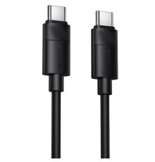 Дата кабель Borofone BX123 Leya Type-C to Type-C 60W (1m) Black