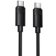 Дата кабель Borofone BX123 Leya Type-C to Type-C 60W (1m) Black
