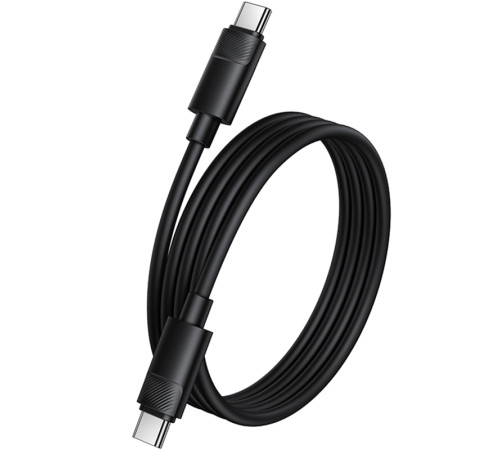 Дата кабель Borofone BX123 Leya Type-C to Type-C 60W (1m) Black