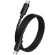 Дата кабель Borofone BX123 Leya Type-C to Type-C 60W (1m) Black