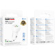 АЗП Borofone BZ34B Cloud PD20W+QC3.0 total 38W (1USB-A/1C) White