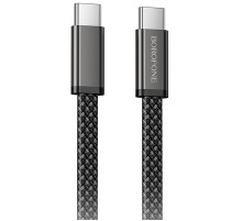 Дата кабель Borofone BX124 Peace Type-C to Type-C 60W (1m) Black