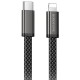 Дата кабель Borofone BX124 Peace Type-C to Lightning 30W (1m) Black