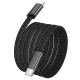 Дата кабель Borofone BX124 Peace Type-C to Lightning 30W (1m) Black