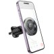 Автотримач Borofone BH122 Profit ring magnetic (air outlet) Black / Metal gray