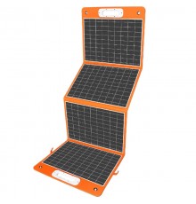 Портативна сонячна панель TSP-18V-100W Monocrystalline PD65W+QC3.0 (1USB-A/1C) Black