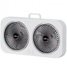 Настільний вентилятор F105 Dual-Fan Design 1800mAh Black