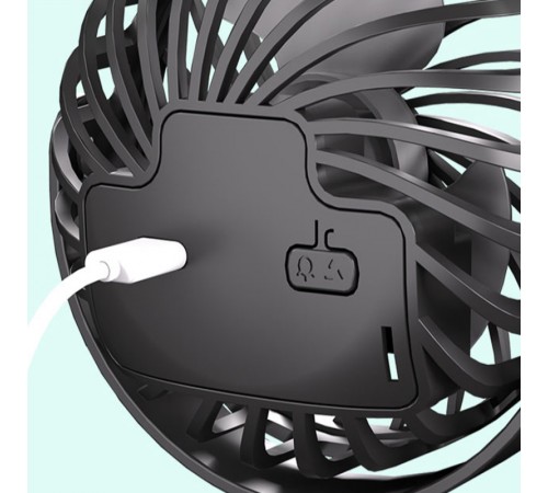 Портативний вентилятор Q2 Octopus 500mAh Black