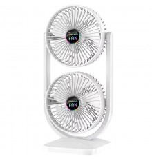 Настільний вентилятор S30 Dual-Fan 3000mAh White