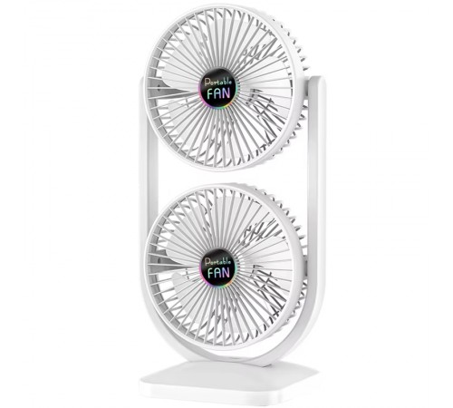 Настільний вентилятор S30 Dual-Fan 3000mAh White
