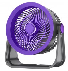 Портативний вентилятор S35 Built-in aromatherapy/mosquito repellent box 2400mAh Black / Purple