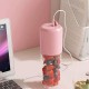 Портативний блендер / соковитискач N8 400+300ml 60W 1500mAh Pink