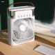 Настільний вентилятор F10 Spray 2in1 з водяним охолодженням 3600mAh White