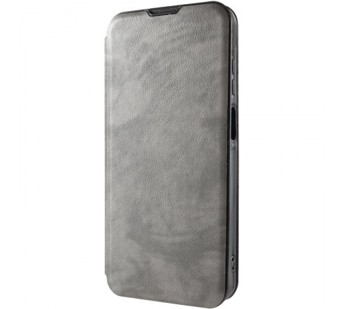 Шкіряний чохол-книжка Belora для Motorola Moto G67 / G77 Gray