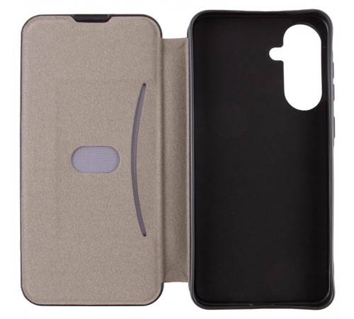 Шкіряний чохол-книжка Belora для Samsung Galaxy S24 FE Gray