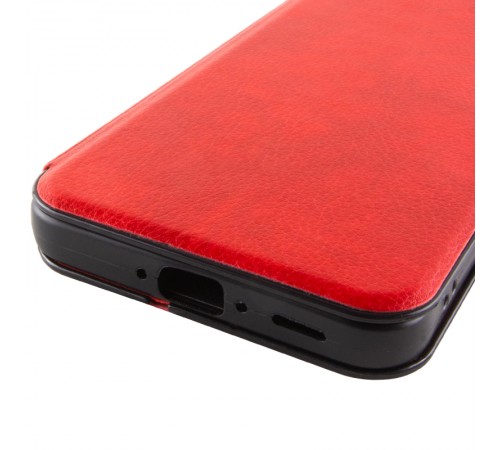 Шкіряний чохол-книжка Belora для Samsung Galaxy S24 FE Red