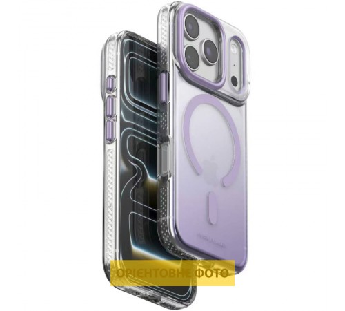Чохол TPU+PC Puloka Resplendent with Magnetic Fit для Apple iPhone 17 (6.3") Purple