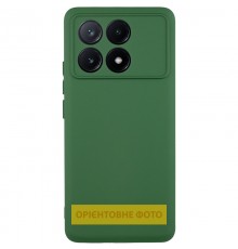 Чохол TPU GETMAN Liquid Silk Full Camera для Xiaomi Poco X8 Pro Зелений / Dark green