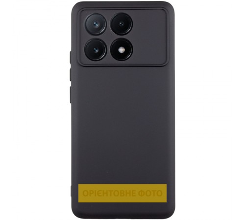 Чохол TPU GETMAN Liquid Silk Full Camera для Xiaomi Poco X8 Pro Max Чорний / Black