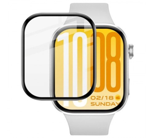 Полімерна плівка 3D (full glue) (тех.пак) для Xiaomi Redmi Watch 6 / 6 NFC Чорний