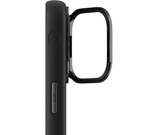 TPU+PC чохол Blueo Frosted Heat Dissipation Stand with MagSafe для Apple iPhone 16 Pro (6.3") Чорний / Black