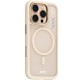 TPU+PC чохол Blueo Frosted Heat Dissipation Stand with MagSafe для Apple iPhone 16 Pro (6.3") Золотий / Gold