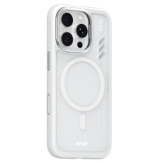TPU+PC чохол Blueo Frosted Heat Dissipation Stand with MagSafe для Apple iPhone 16 Pro Max (6.9") Білий / White