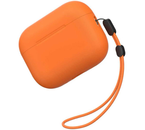Силіконовий футляр BlueO Liquid silicone для навушників Airpods Pro 3 Orange