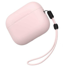 Силіконовий футляр BlueO Liquid silicone для навушників Airpods Pro 3 Pink Sand