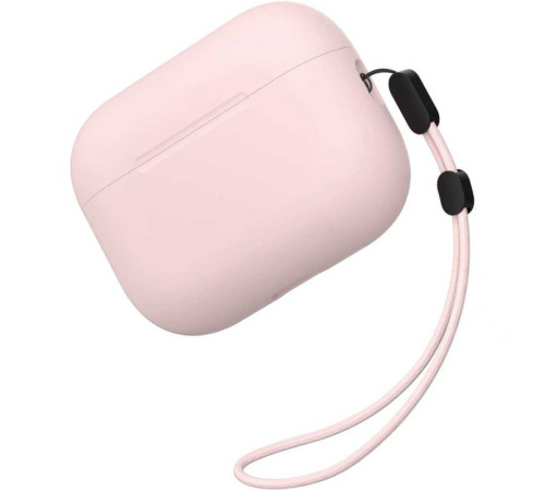 Силіконовий футляр BlueO Liquid silicone для навушників Airpods Pro 3 Pink Sand