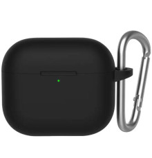 Силіконовий футляр BlueO Liquid silicone для навушників Airpods 4 Black