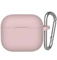 Силіконовий футляр BlueO Liquid silicone для навушників Airpods 4 Pink