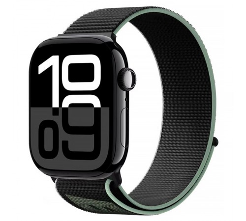 Ремінець BlueO Woven Nylon Sport для Apple Watch 42(ser.1-3)/44/45/46/49mm Black
