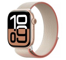 Ремінець BlueO Woven Nylon Sport для Apple Watch 42(ser.1-3)/44/45/46/49mm Pink Sand