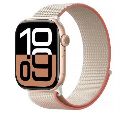 Ремінець BlueO Woven Nylon Sport для Apple Watch 42(ser.1-3)/44/45/46/49mm Pink Sand