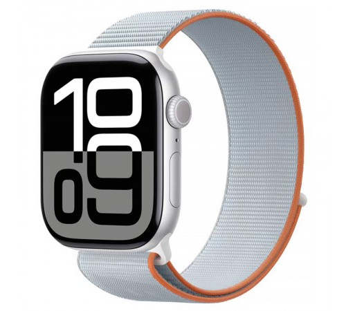 Ремінець BlueO Woven Nylon Sport для Apple Watch 38/40/41/42mm(ser.10) Grey