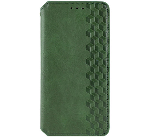 Шкіряний чохол-книжка GETMAN Cubic (PU) для Samsung Galaxy A27 Зелений