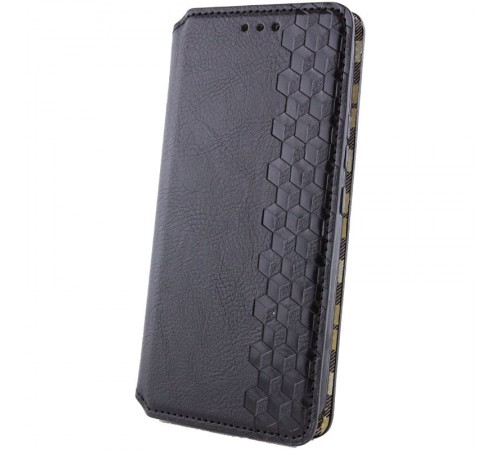 Шкіряний чохол-книжка GETMAN Cubic (PU) для Motorola Edge 70 Fusion / 70 Fusion+ Чорний