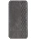Шкіряний чохол-книжка GETMAN Cubic (PU) для Motorola Edge 70 Fusion / 70 Fusion+ Сірий