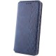 Шкіряний чохол-книжка GETMAN Cubic (PU) для Motorola Edge 70 Fusion / 70 Fusion+ Синій